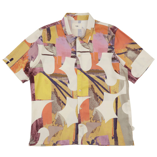Folk Gabe Cutout Print Shirt