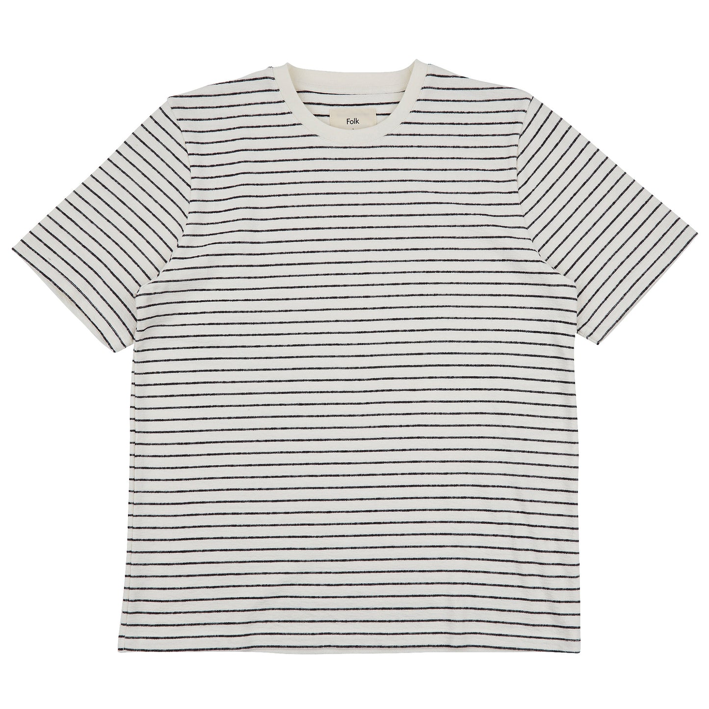 Folk SS Textured Stripe T-Shirt