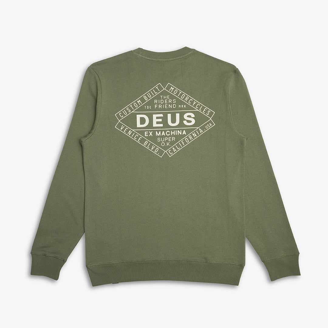 Deus Ex Machina Chatterbox Crew Sweat