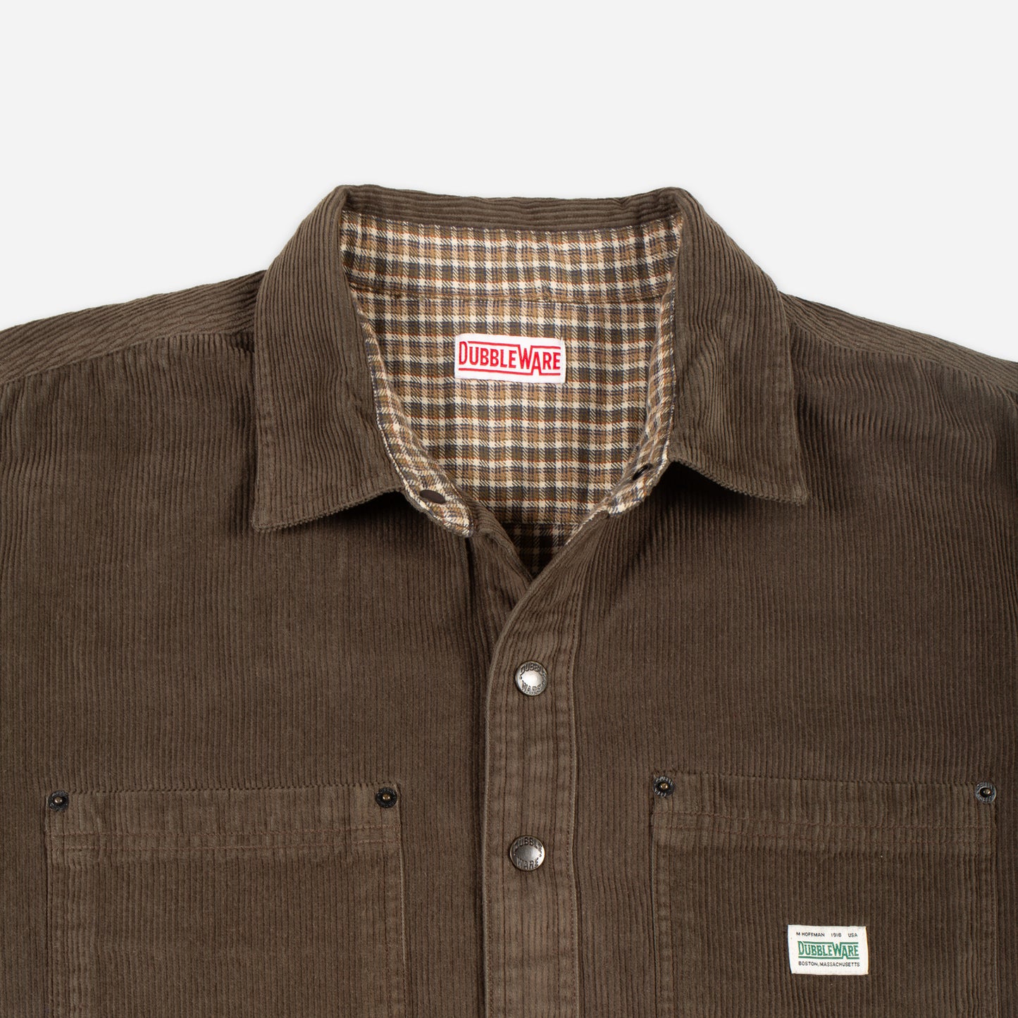 Dubbleware Lined Snap Overshirt