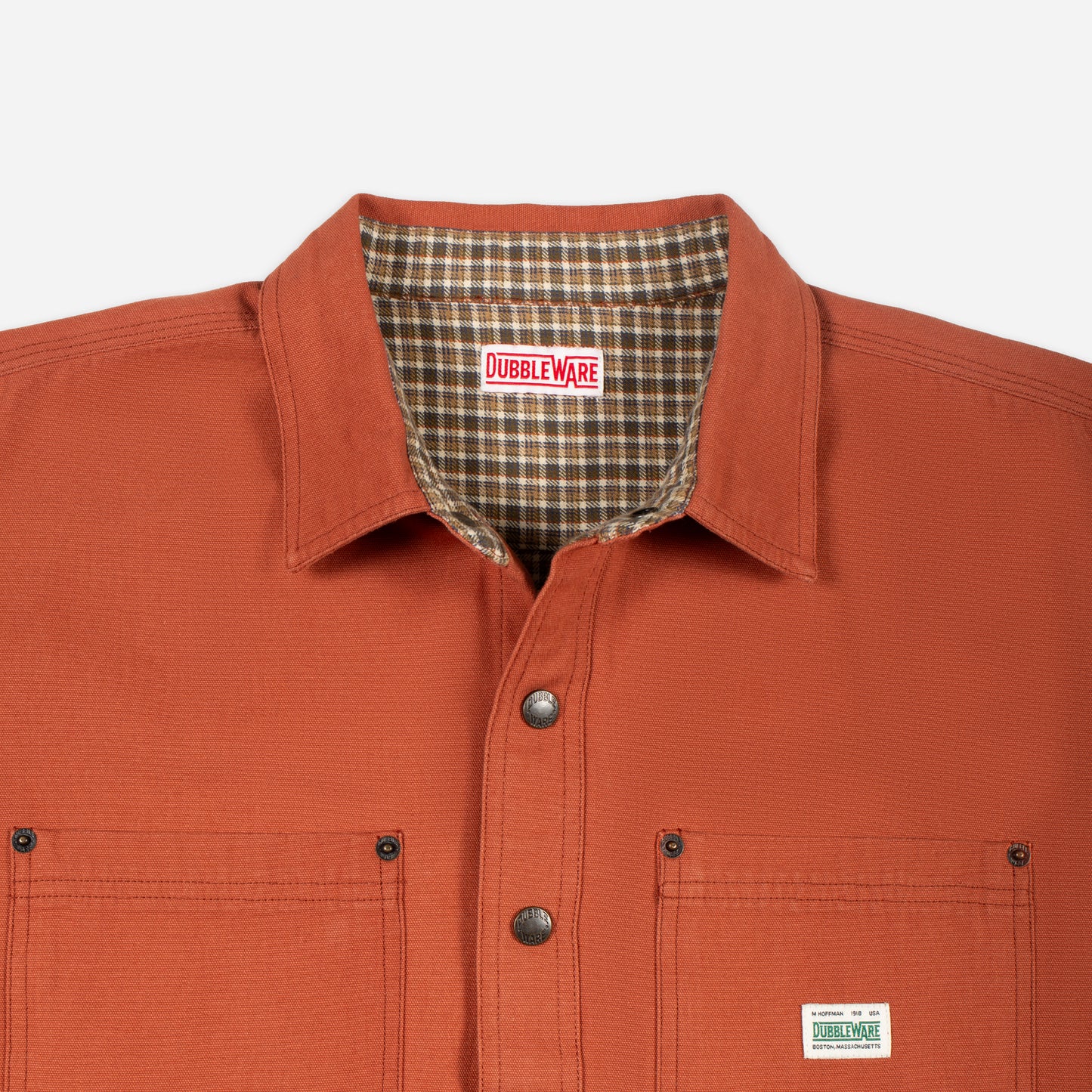 Dubbleware Lined Snap Overshirt