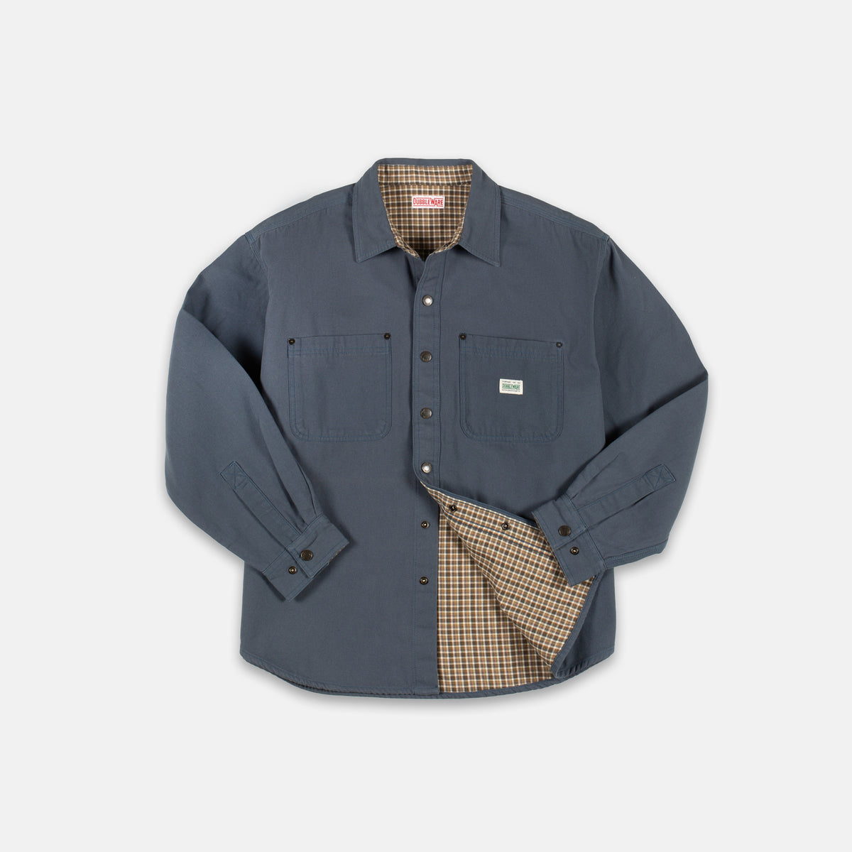 Dubbleware Lined Snap Overshirt