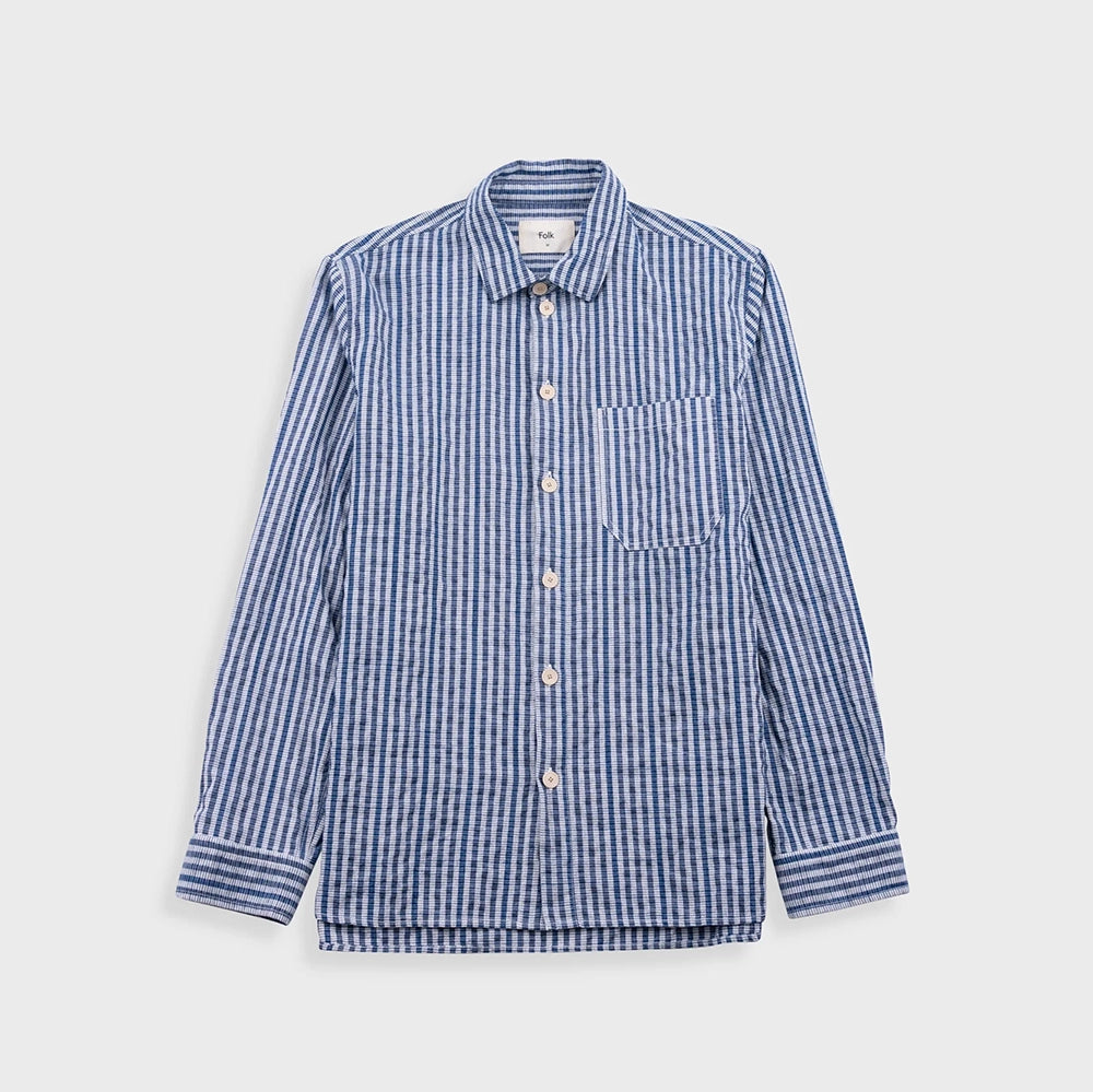 Folk Easy Fit Mini Check Shirt