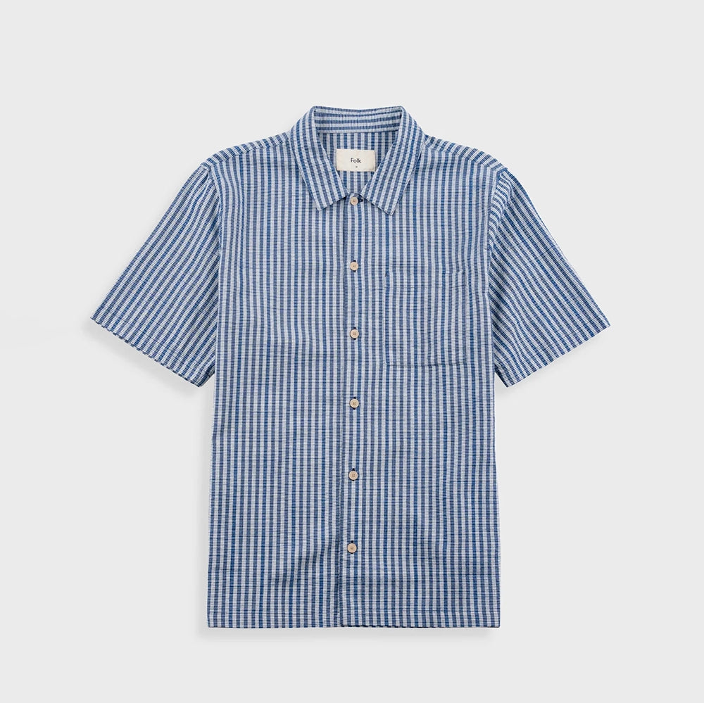 Folk Gabe Mini Check Shirt