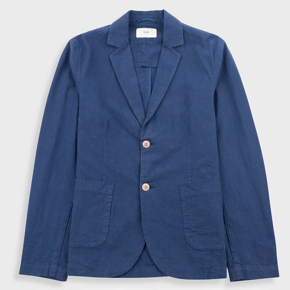 Folk Cotton Linen Blazer