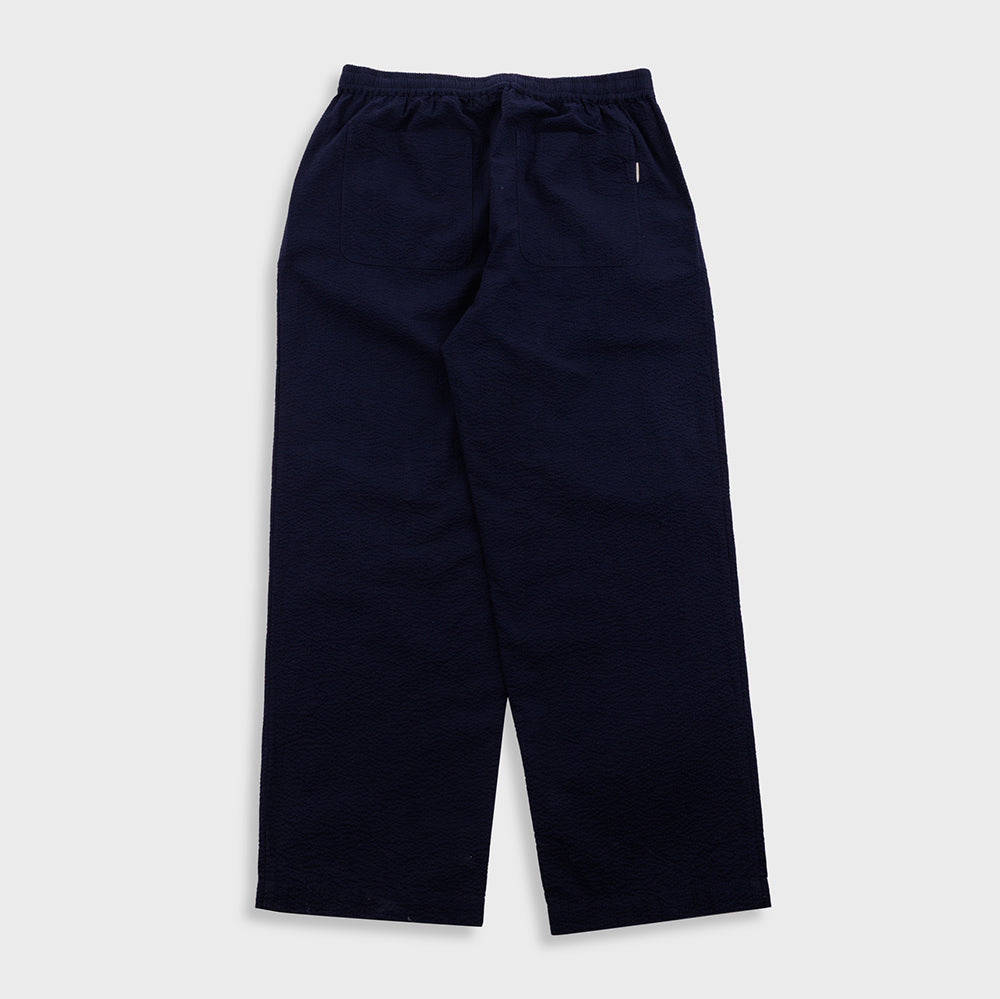 Folk Drawcord Loose Trouser Seersucker
