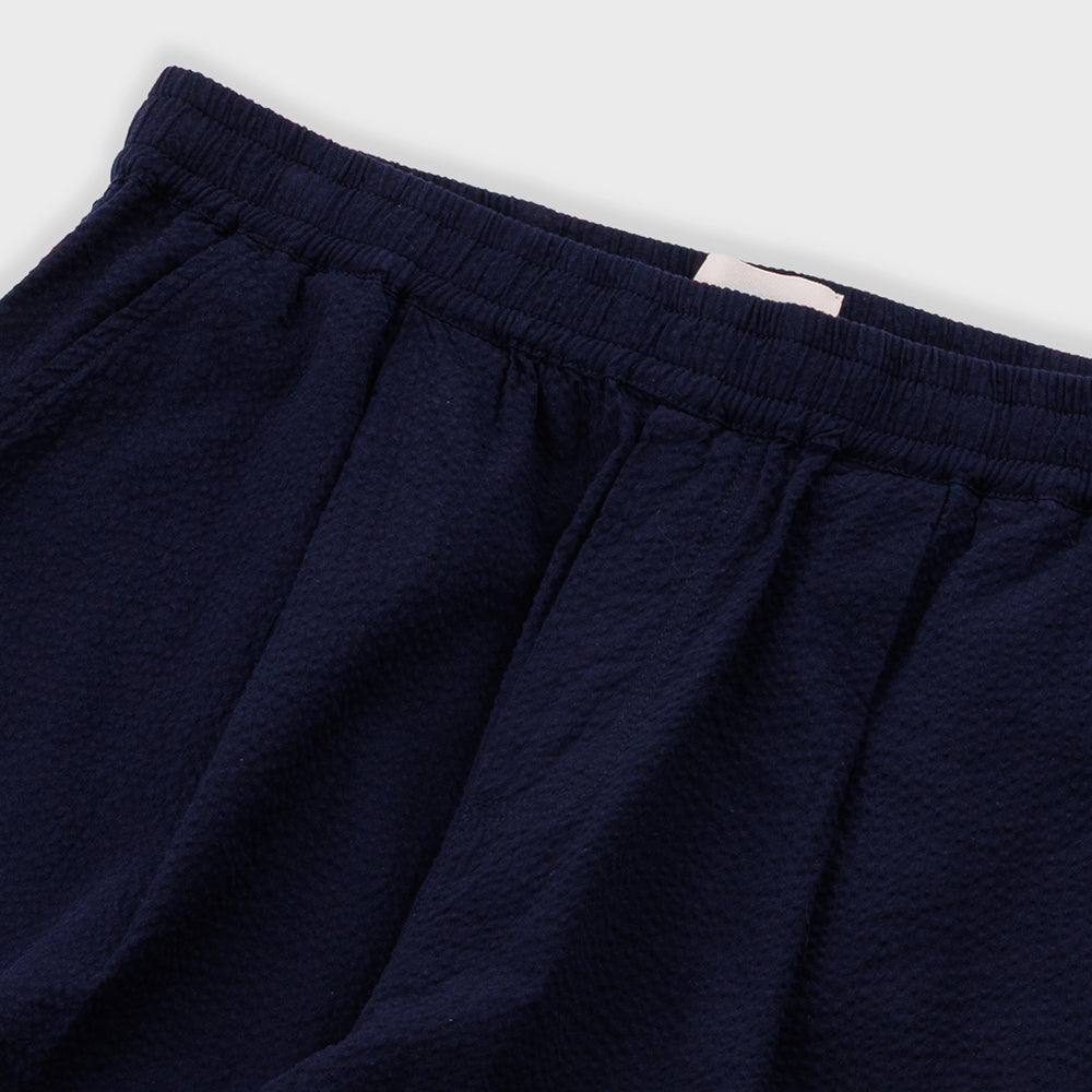 Folk Drawcord Loose Trouser Seersucker