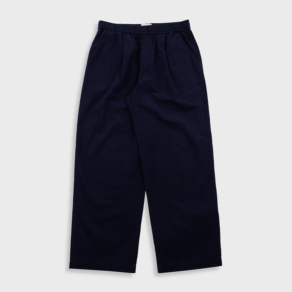 Folk Drawcord Loose Trouser Seersucker