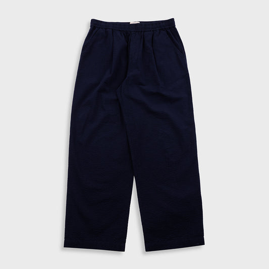 Folk Drawcord Loose Trouser Seersucker