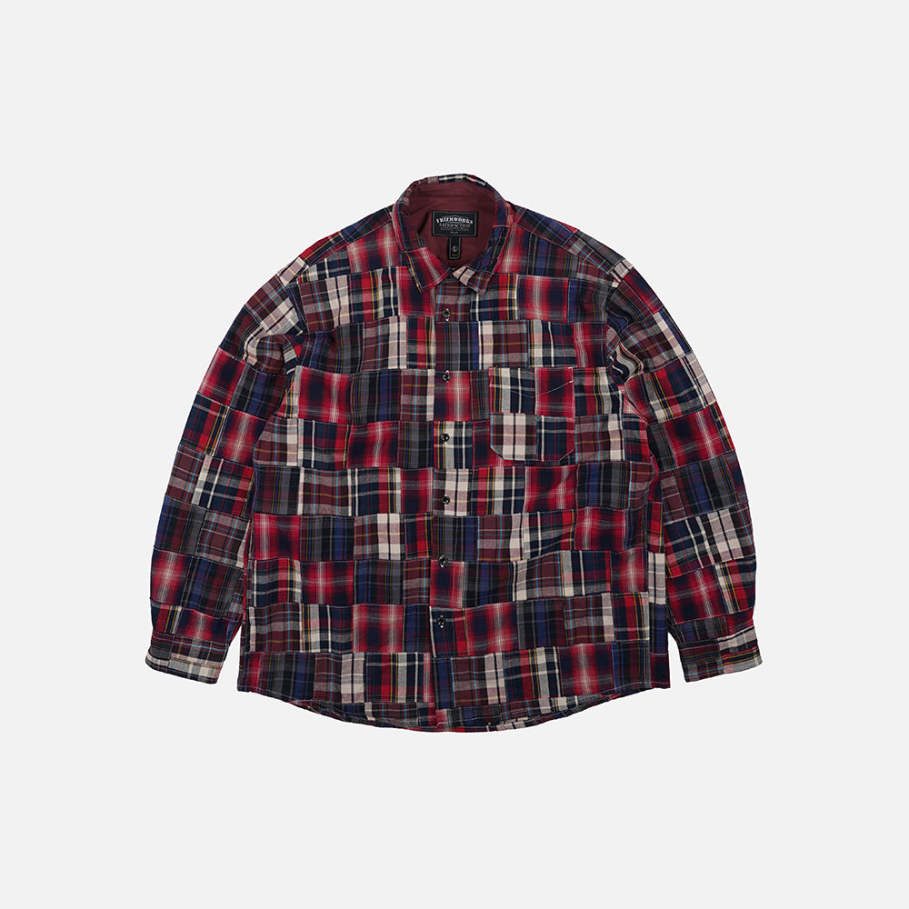 FrizmWORKS Madras Patchwork Shirt
