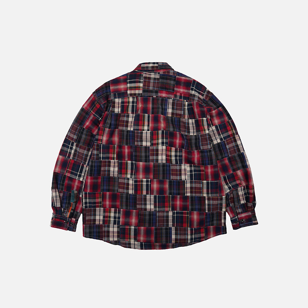 FrizmWORKS Madras Patchwork Shirt