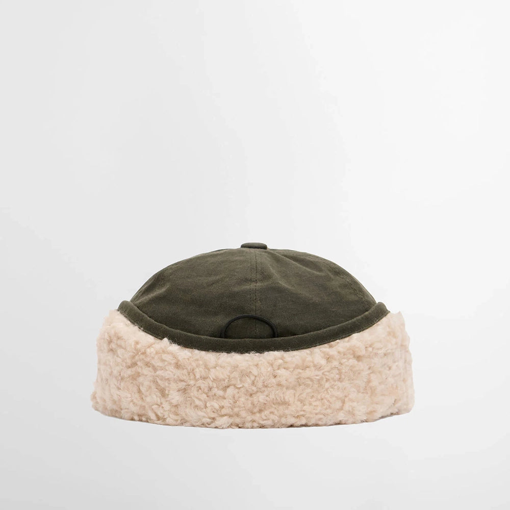 Barbour x Norbit Waxed Carpenter Cap