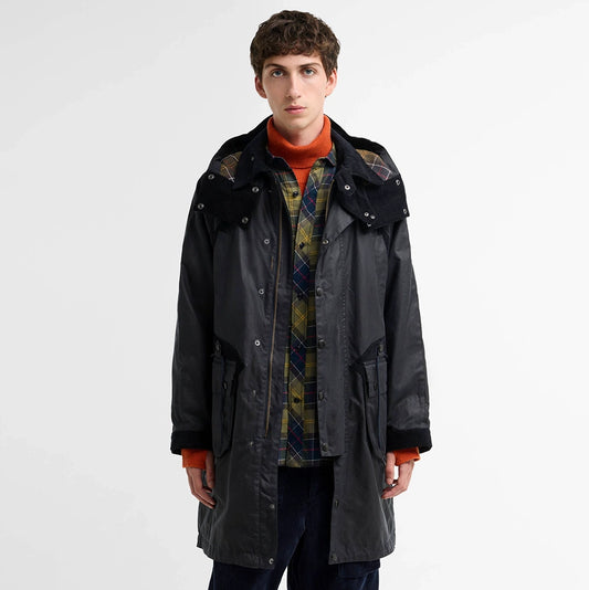 Barbour x Norbit Long Waxed Jacket