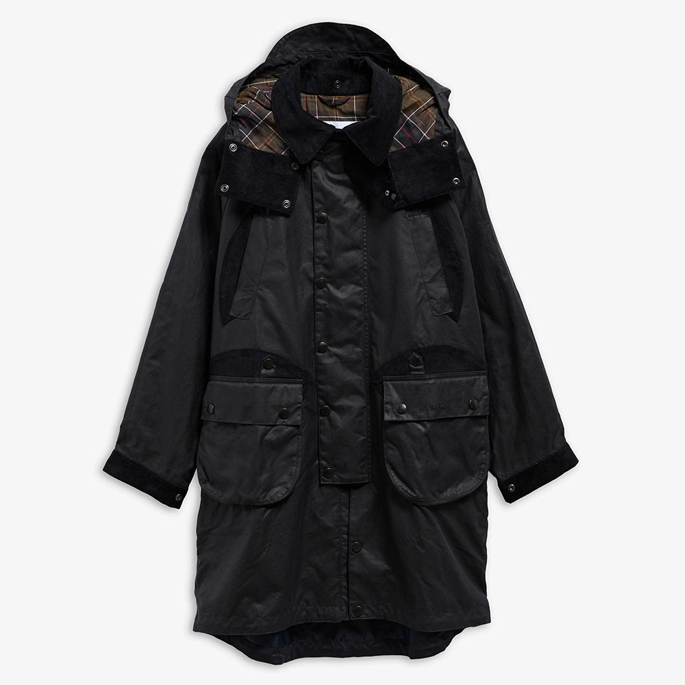 Barbour x Norbit Long Waxed Jacket