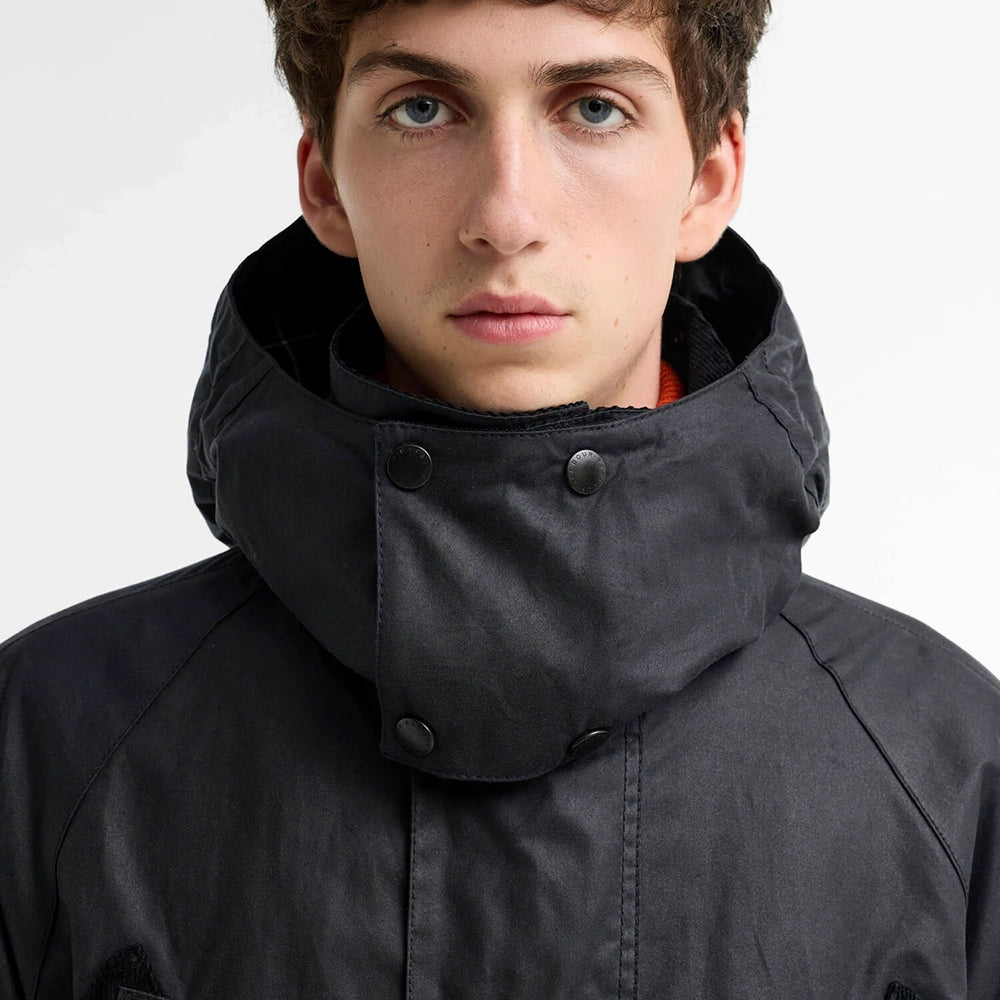 Barbour x Norbit Long Waxed Jacket