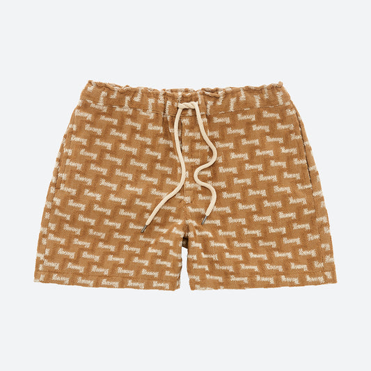 OAS Camel Layer Zig Terry Shorts