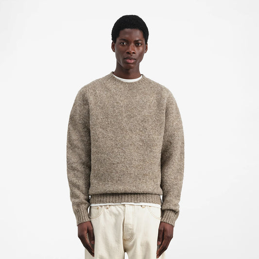 You Must Create Earth Suedehead Crew Knit