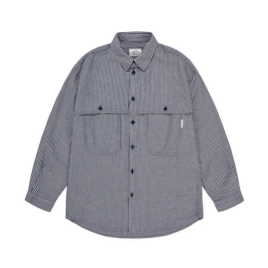 Kappy Stripe Pocket Work Shirt