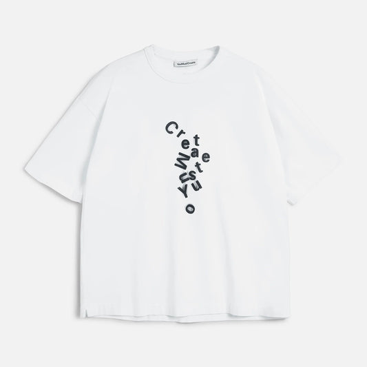 You Must Create Jumbled Logo Triple T-Shirt