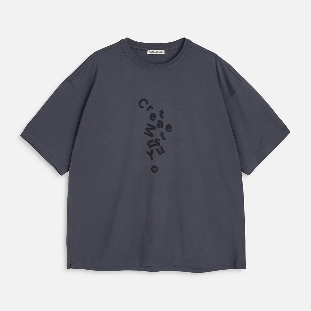 You Must Create Triple Scrambled Print T-Shirt