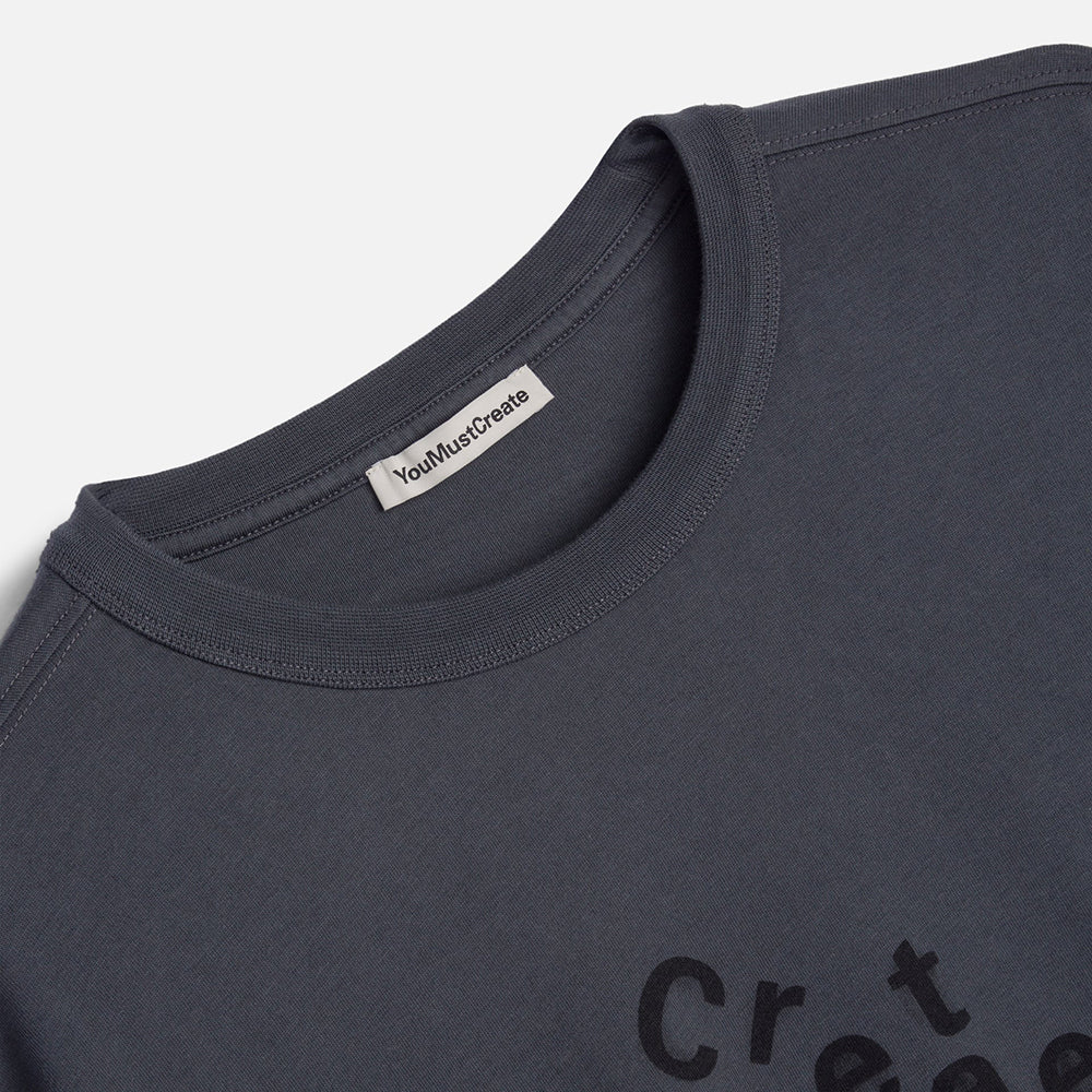You Must Create Triple Scrambled Print T-Shirt
