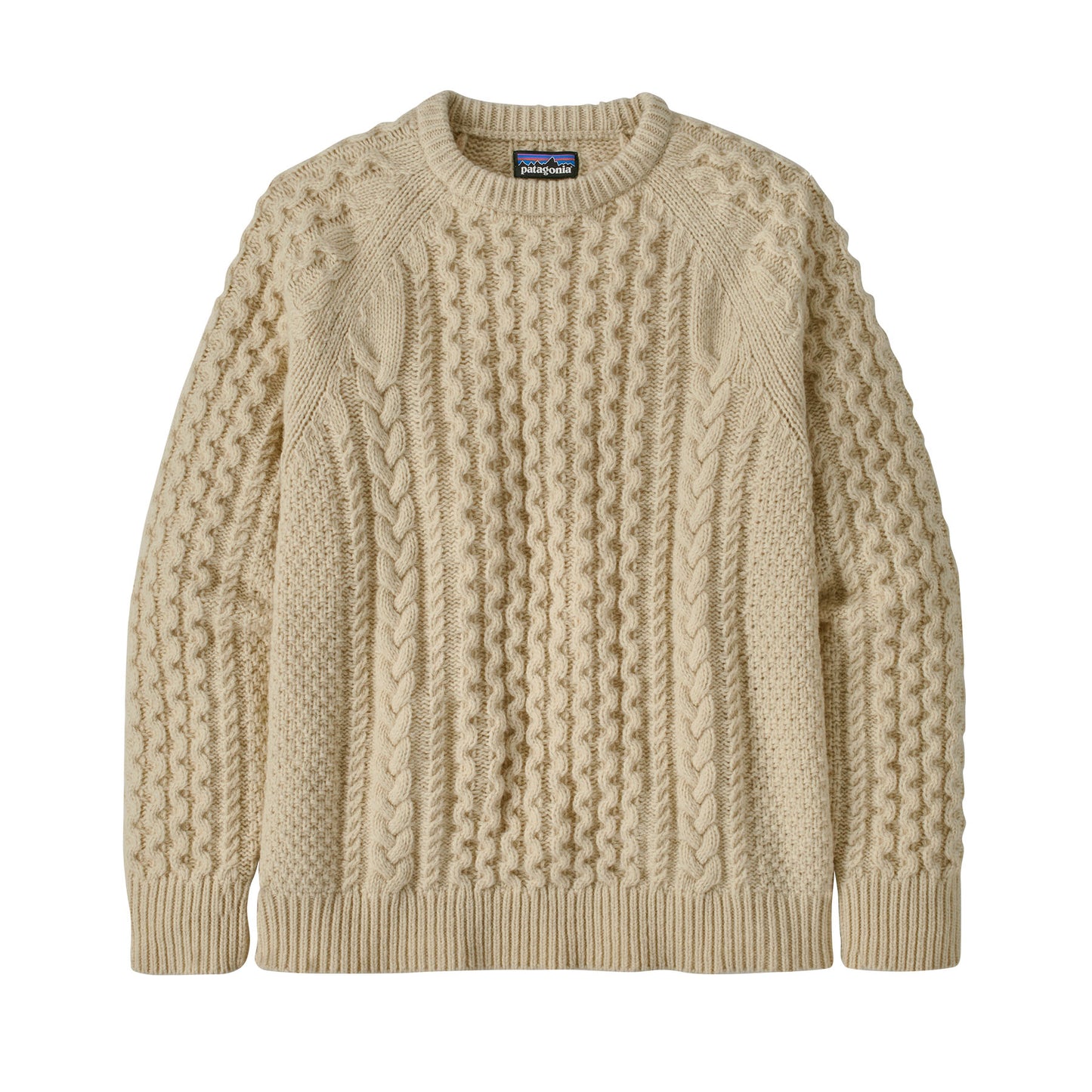 Patagonia Recycled Wool-Blend Cable Knit Crew