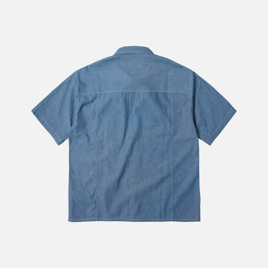 FrizmWORKS Chambray Big Pocket Half Shirt