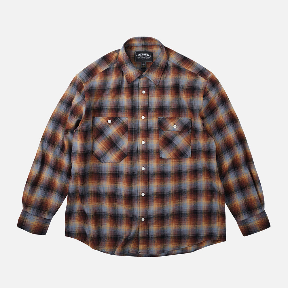 FrizmWORKS Flannel Check Work Shirt