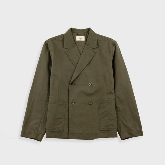 Folk Easy Fit Slub Linen Blazer