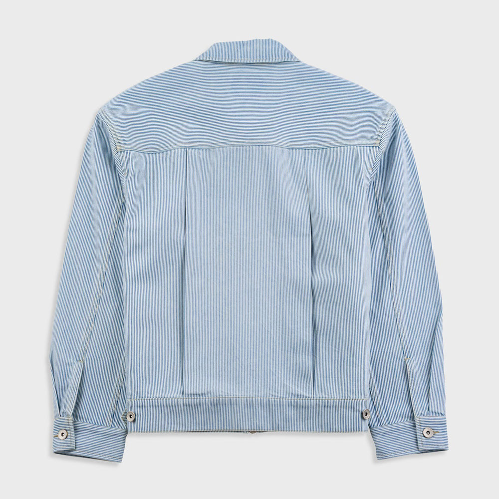 Folk Mechanic Jacket Pale Ticking Stripe