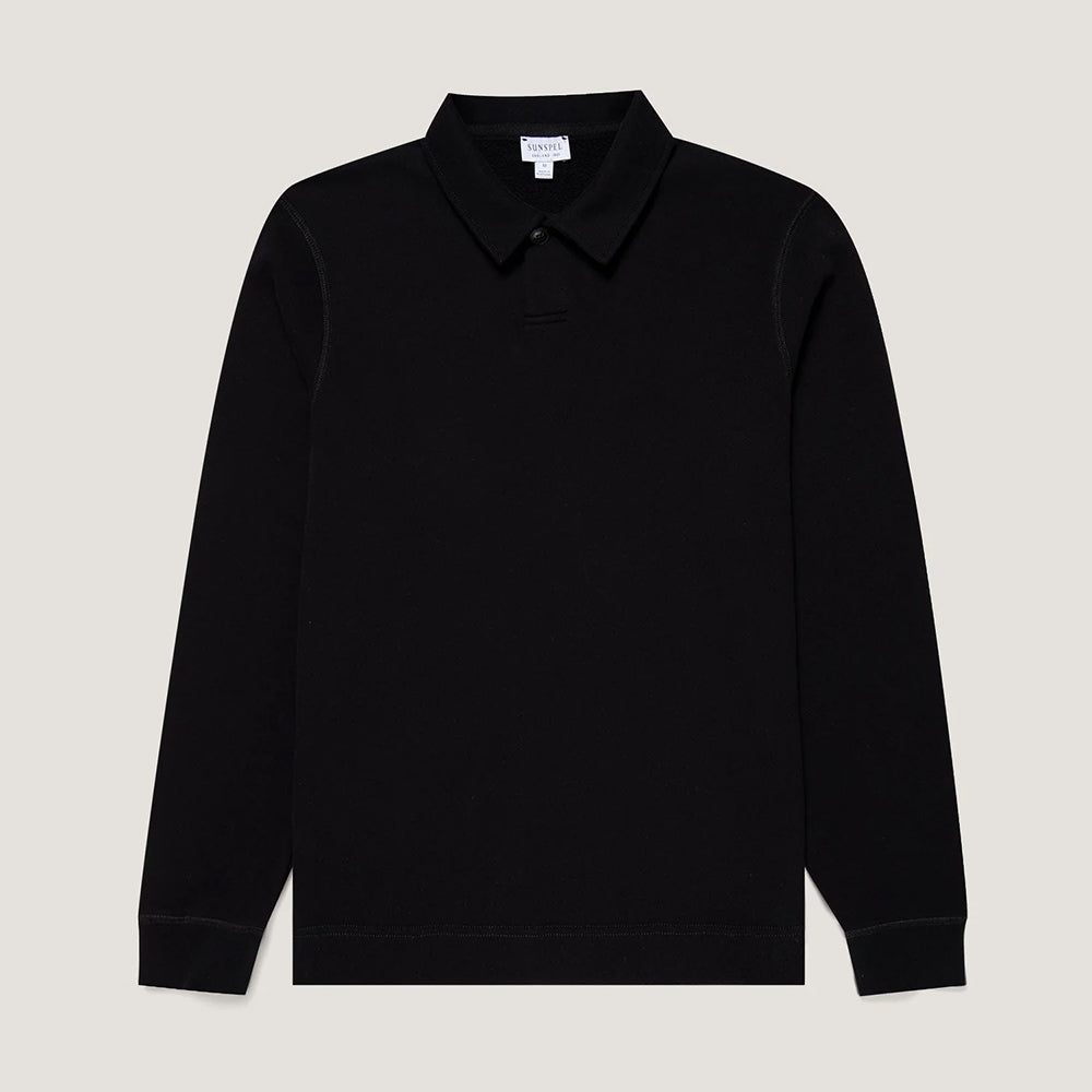 Sunspel Loopback Polo Sweatshirt