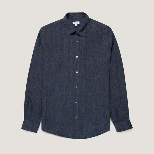 Sunspel Linen LS Shirt