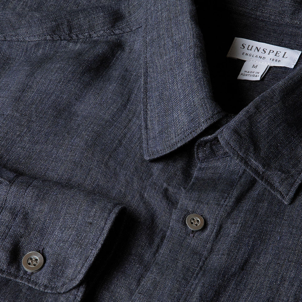 Sunspel Linen LS Shirt