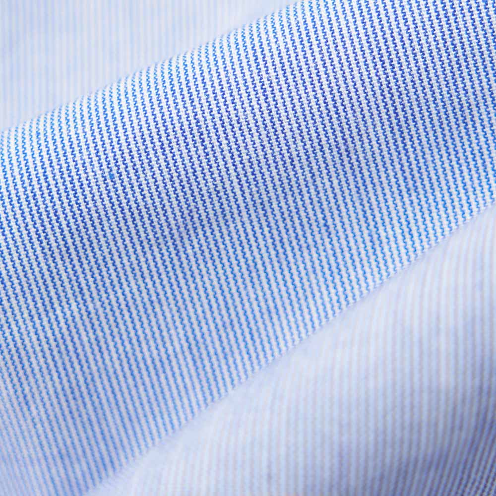 Universal Works Blue Classic Stripe Lazy Day Shirt