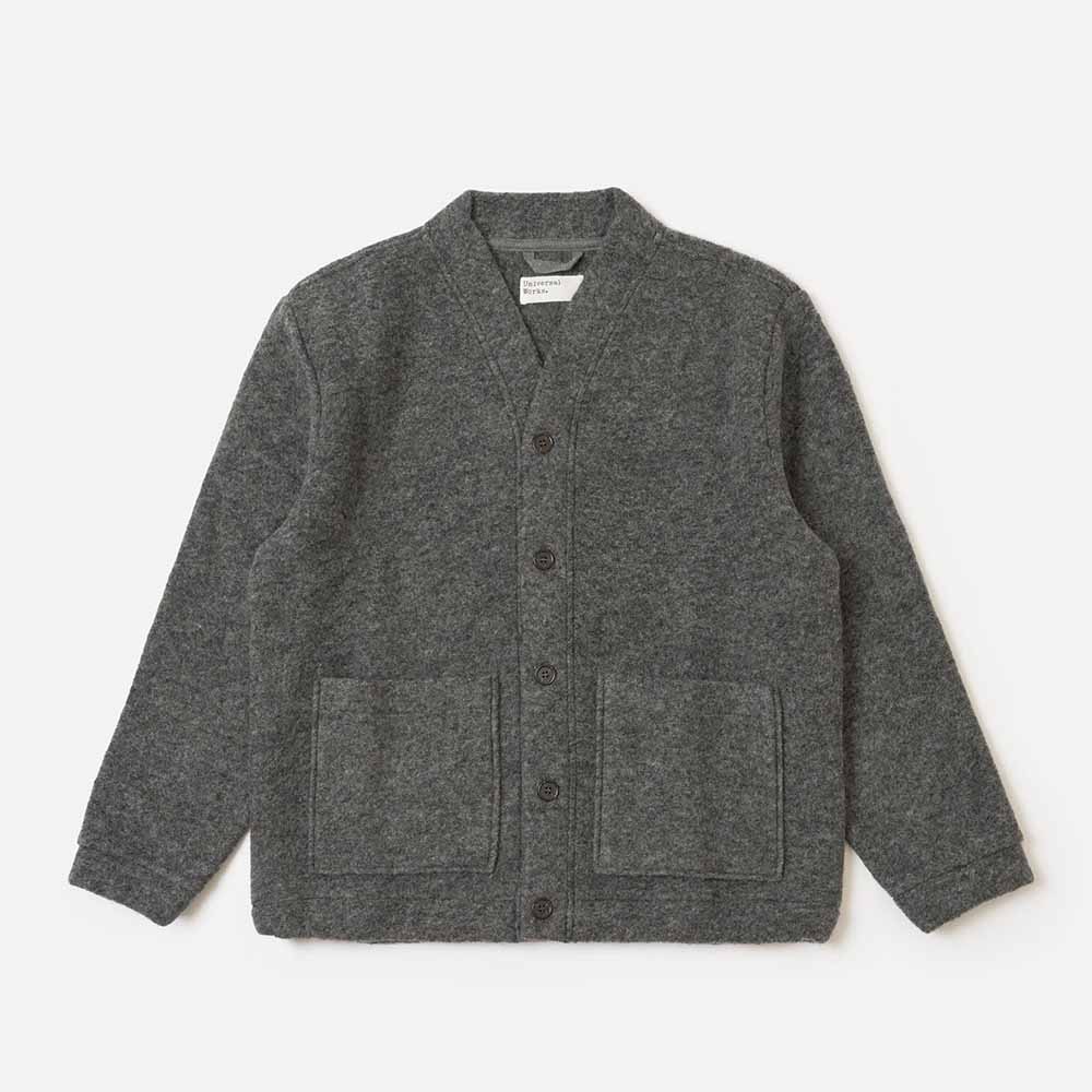 Universal Works Advance Wool Fleece Cardigan