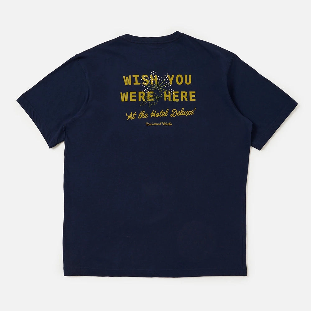 Universal Works Wish You Were Here Tee
