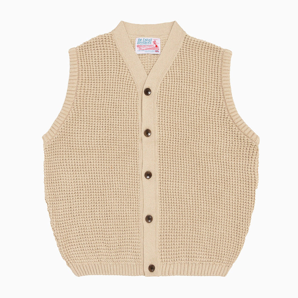 Garbstore The English Difference Waffle Marl Vest